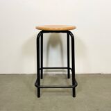 Vintage industrial italian stool, 1970s