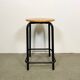 Vintage industrial italian stool, 1970s
