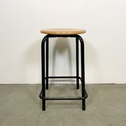 Vintage industrial italian stool, 1970s