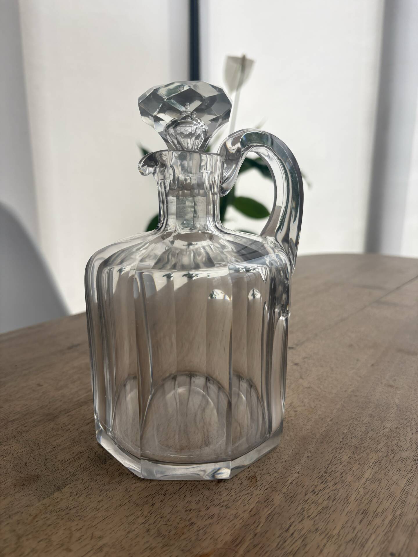 Antique Baccarat crystal whisky decanter, Malmaison - Circa 1900