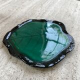 Small green ceramic dish