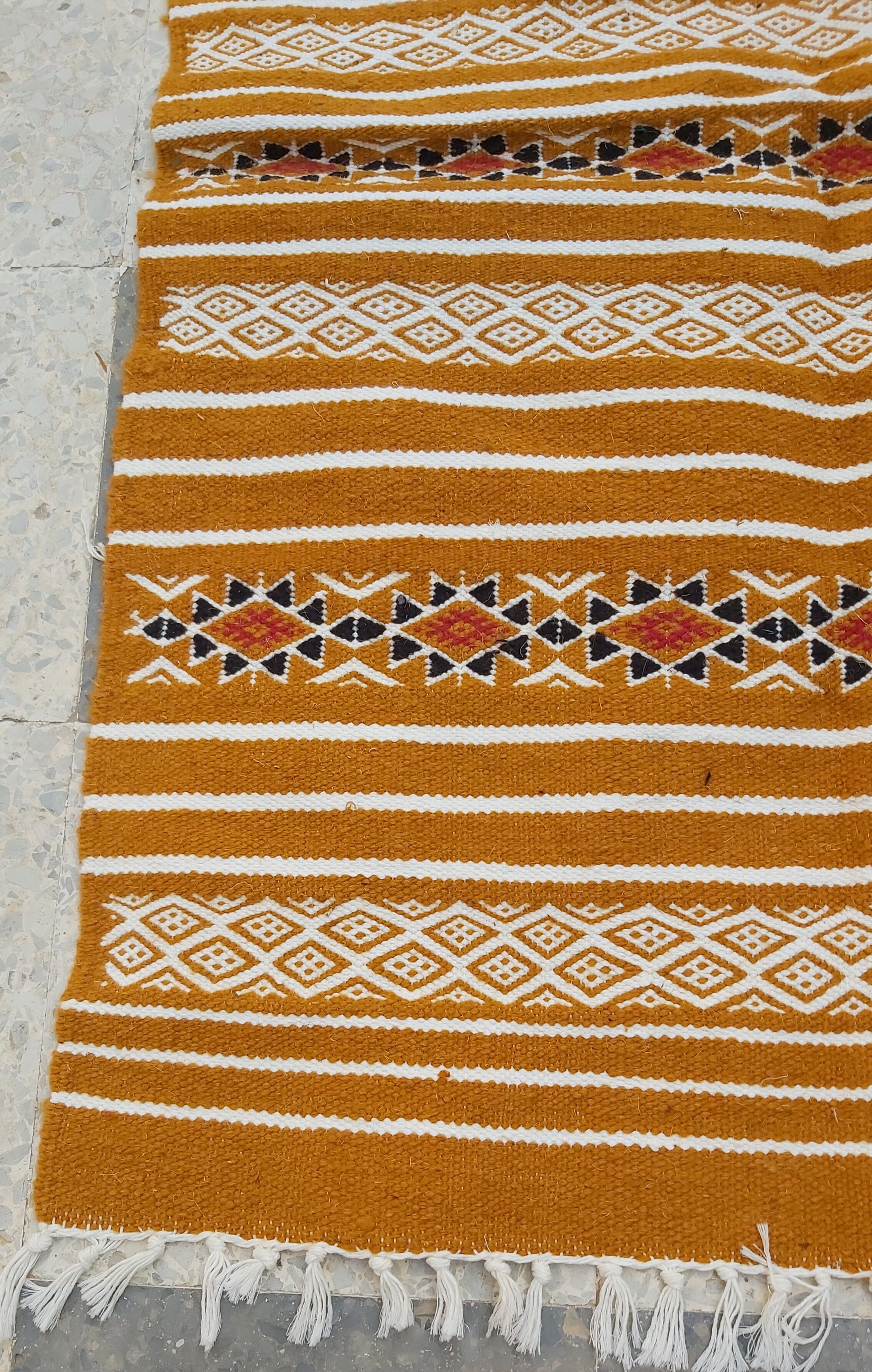 Traditional handmade small-size rug  114x64cm