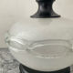 Lamp base in Scavo Murano glass paste