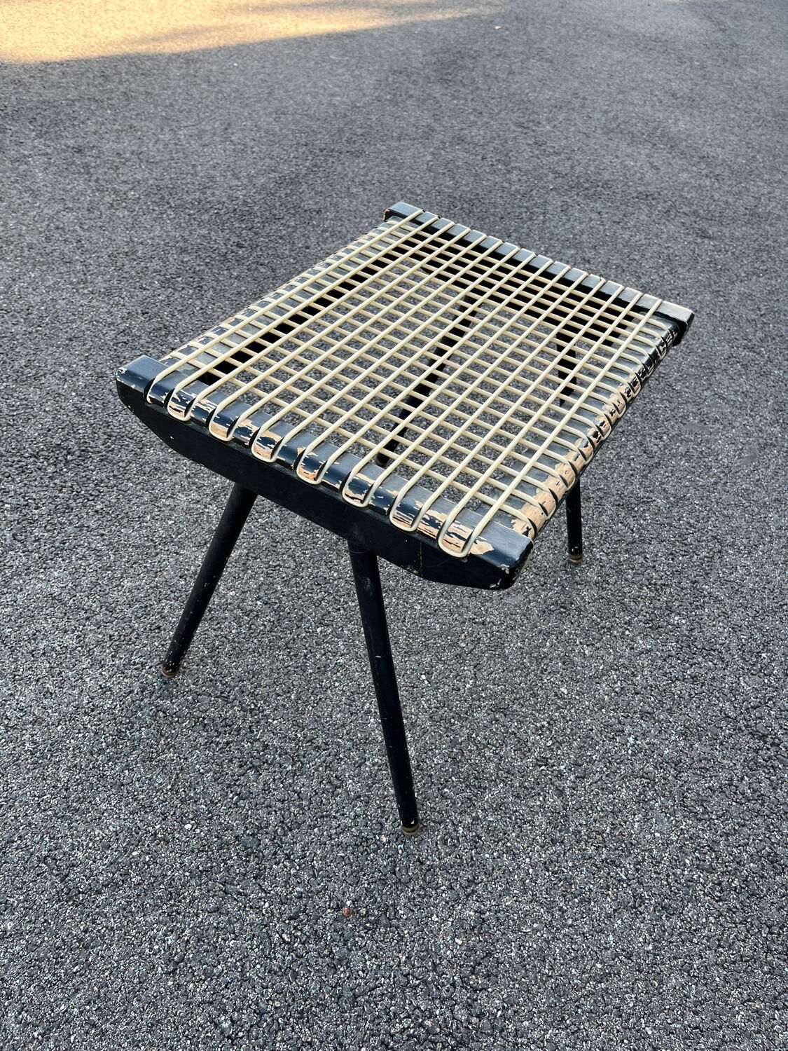 Georges Tigien stool vintage footrest