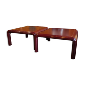 Pair of Gae Aulenti coffee table for Knoll