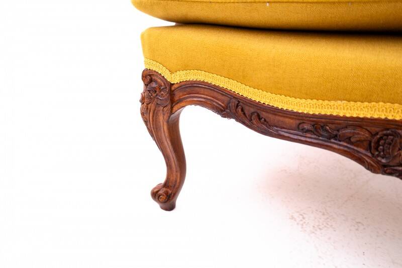 A pair of wing chairs, France, circa 1920. After renovation.