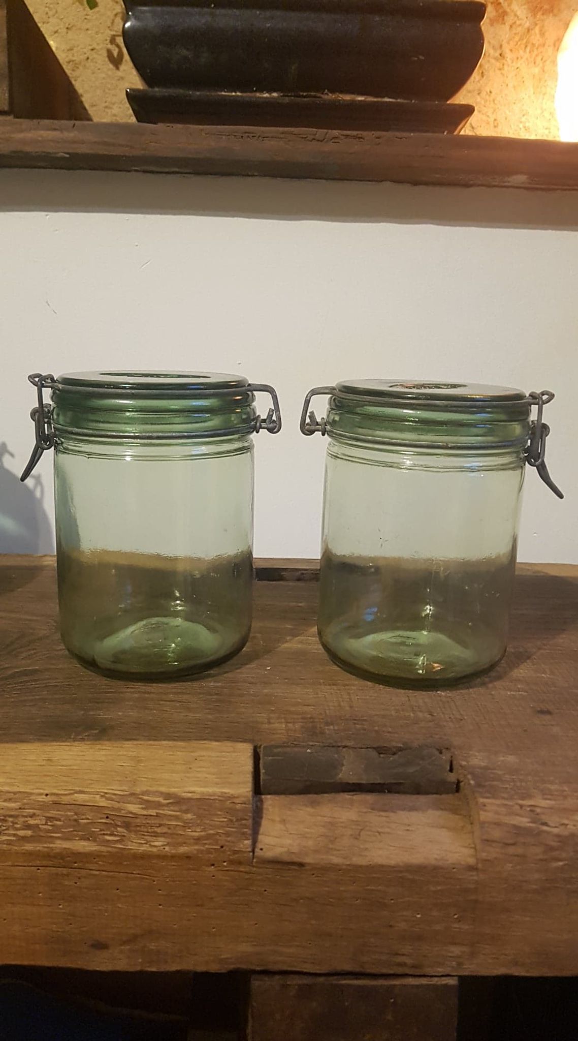 Lot de 2 bocaux L'idéale contenance 1L