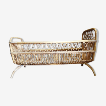 Rattan child bed