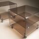 Paire de tables de  chevet Michel Dumas