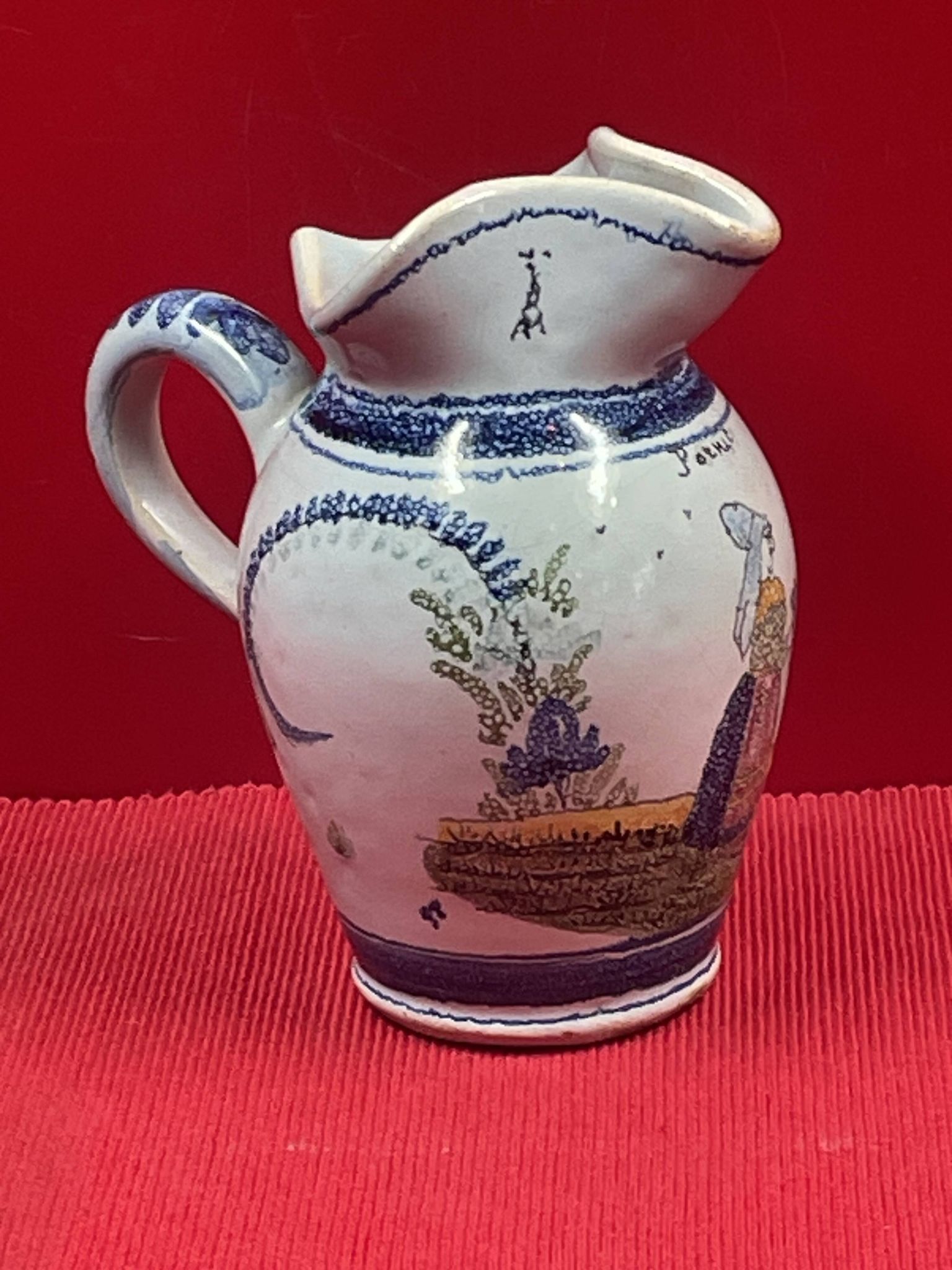 Pornic, Malicorne, Quimper!, Pot à lait H 12,5 cm