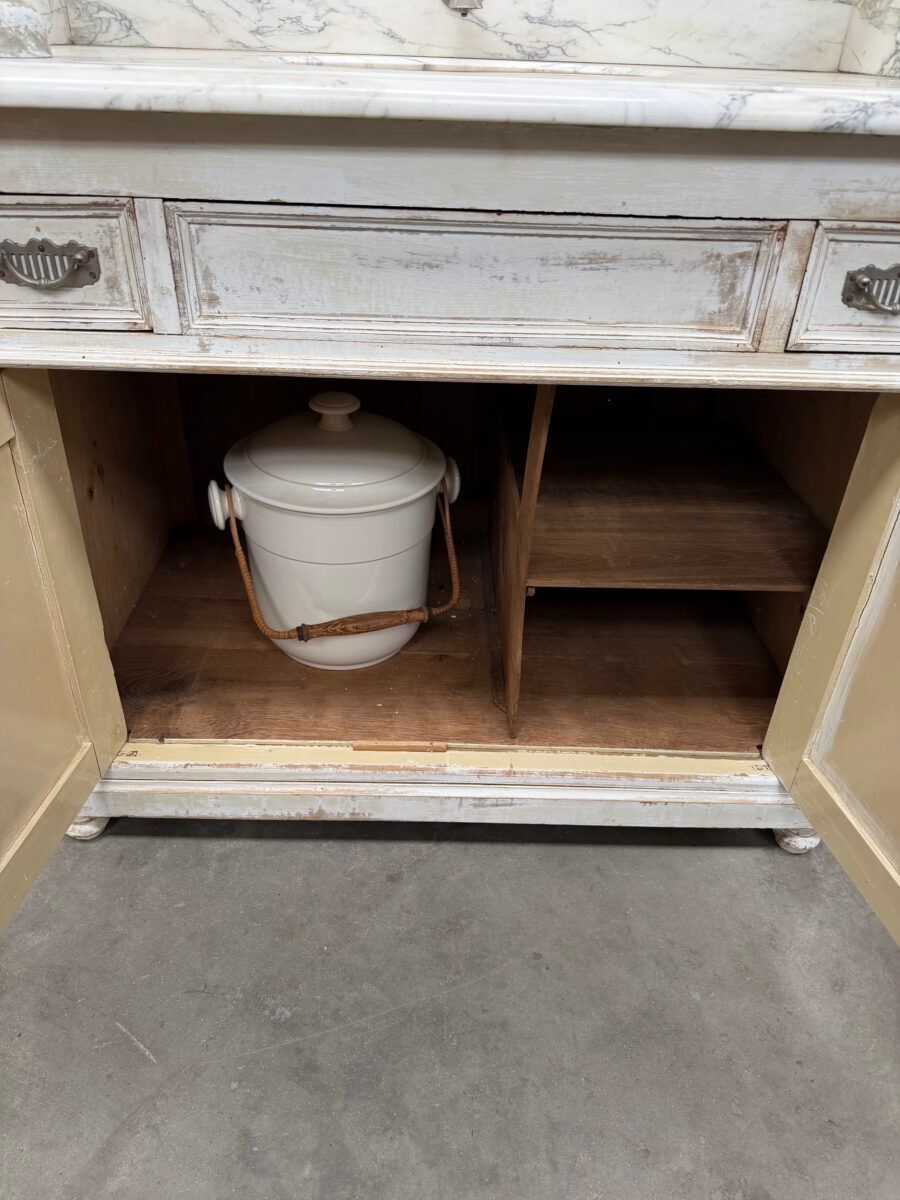 Washbasin furniture from the early 20th century.