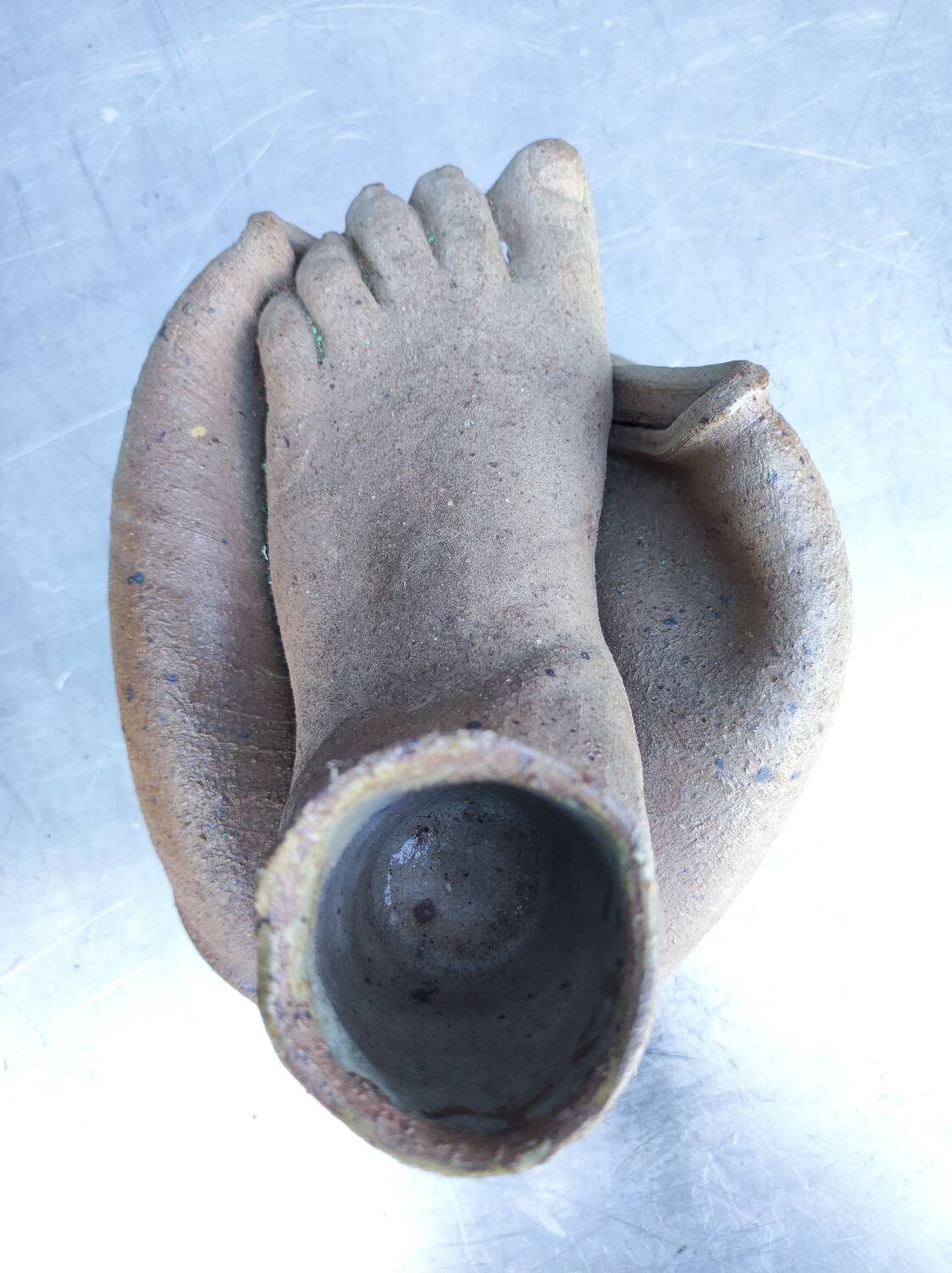 Vintage stoneware vase