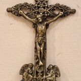 Bronze holy water font from the late 19th century.