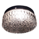 Vintage ceiling light / wall light - Molded glass - diamond tips - 1970s