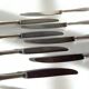 8 Table Knives A. Krupp Italy Vintage
