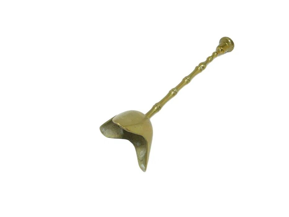 ABS Candleholder, mid-century modern, brass, Poland, 90s