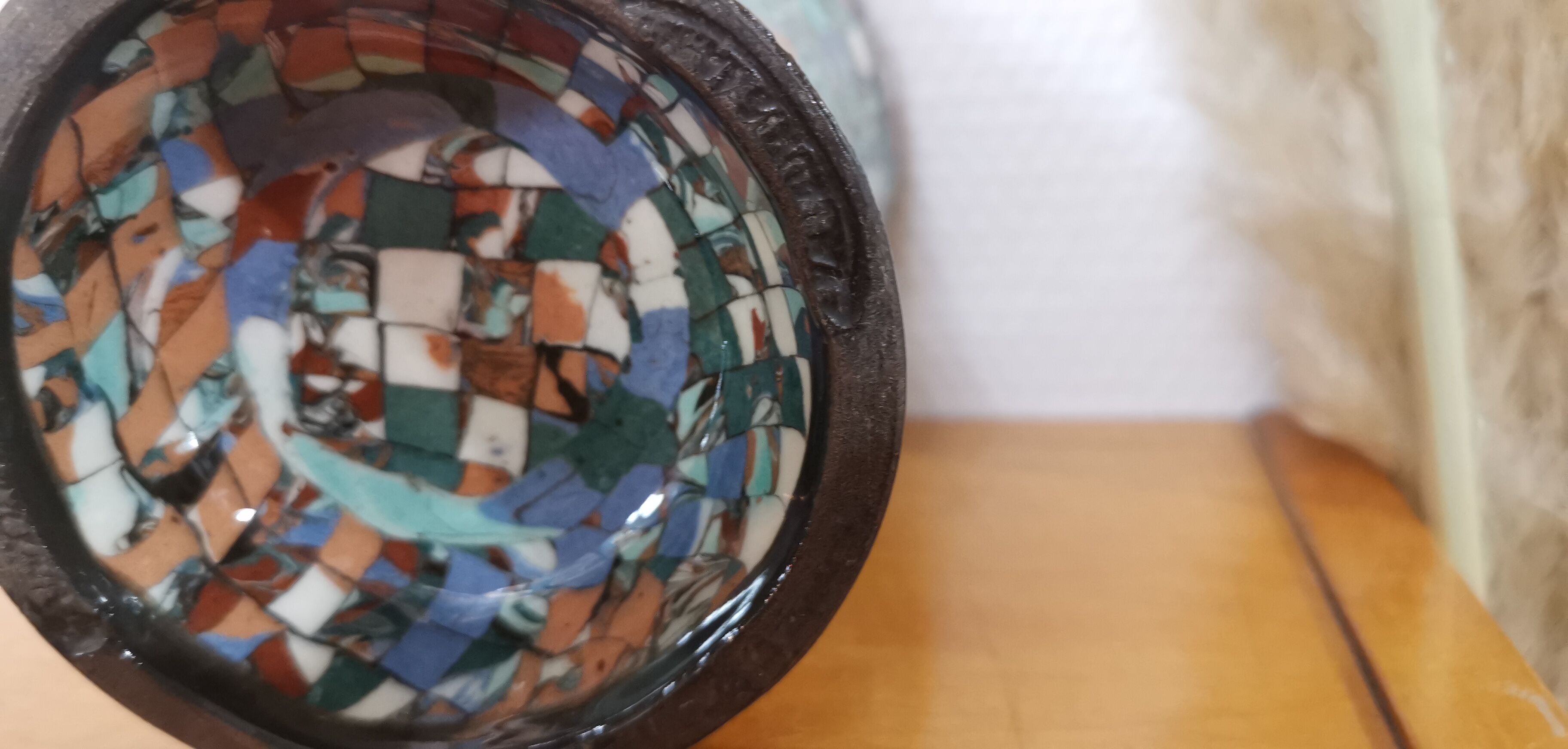 Vase signed gerbino from vallauris