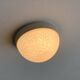 Suspension or wall lamp moon in glass from the vintage German space era by Peill & Putzler, 1970s.