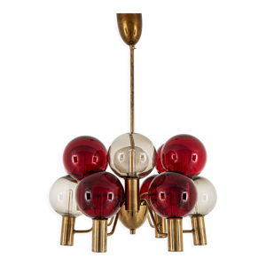 Lustre en cuivres par Hans-Agne