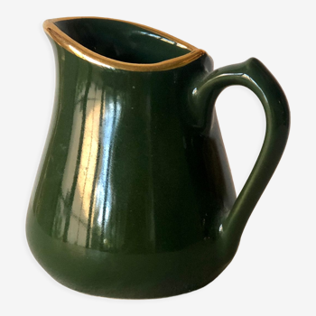 Pot à lait vert porcelaine Revol