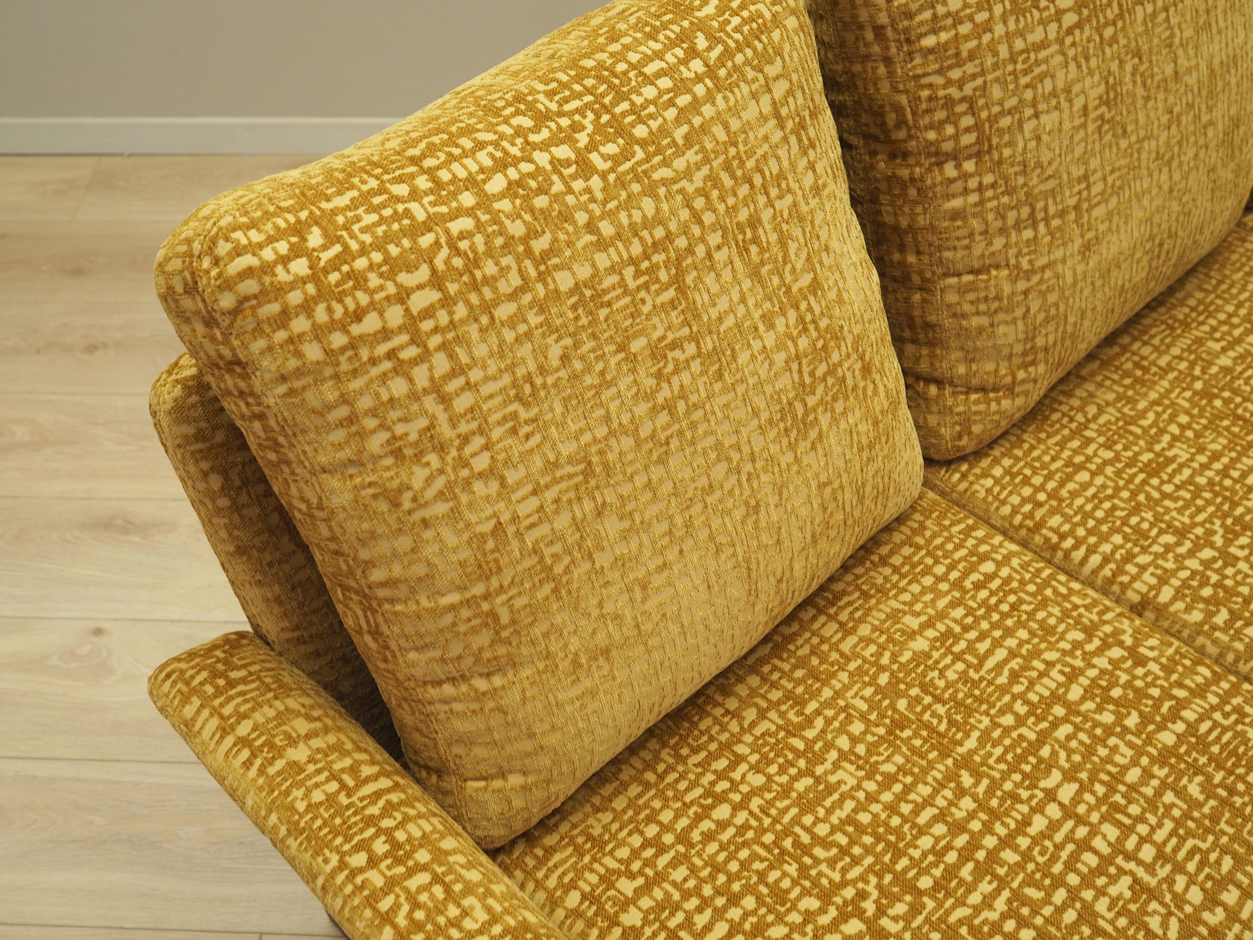 Mustard sofa, Danish design, 1960s, designer: Hans Olsen