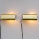 Vintage Brass Wall Sconces Örsjö, Mid-Century Modern Style, circa 1965