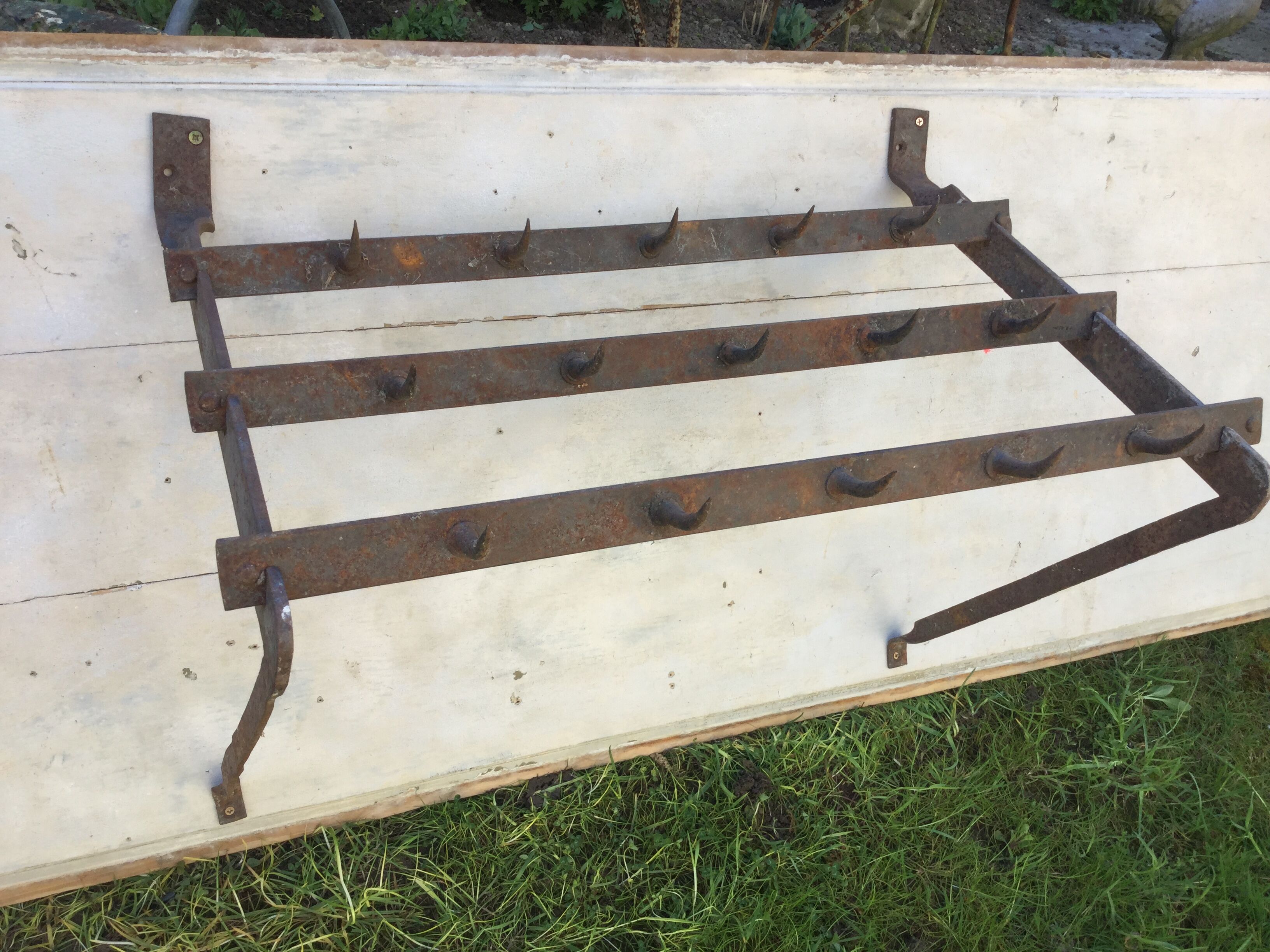 Former iron butcher shelf