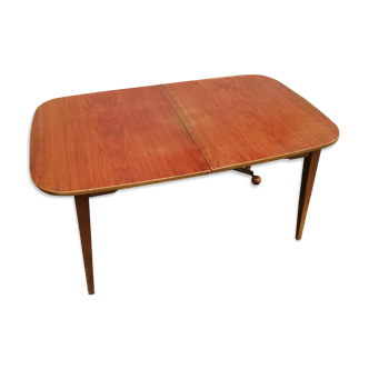 Table vintage à rallonge incorporée