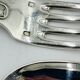Silver-Plated Metal Cutlery Set Monogram F.B.
