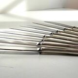 8 Table Knives A. Krupp Italy Vintage