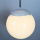 Vintage Chandelier with Milk Glass from Elektrosvit, 1960s