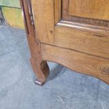 Low Norman sideboard carved in 19th century oak