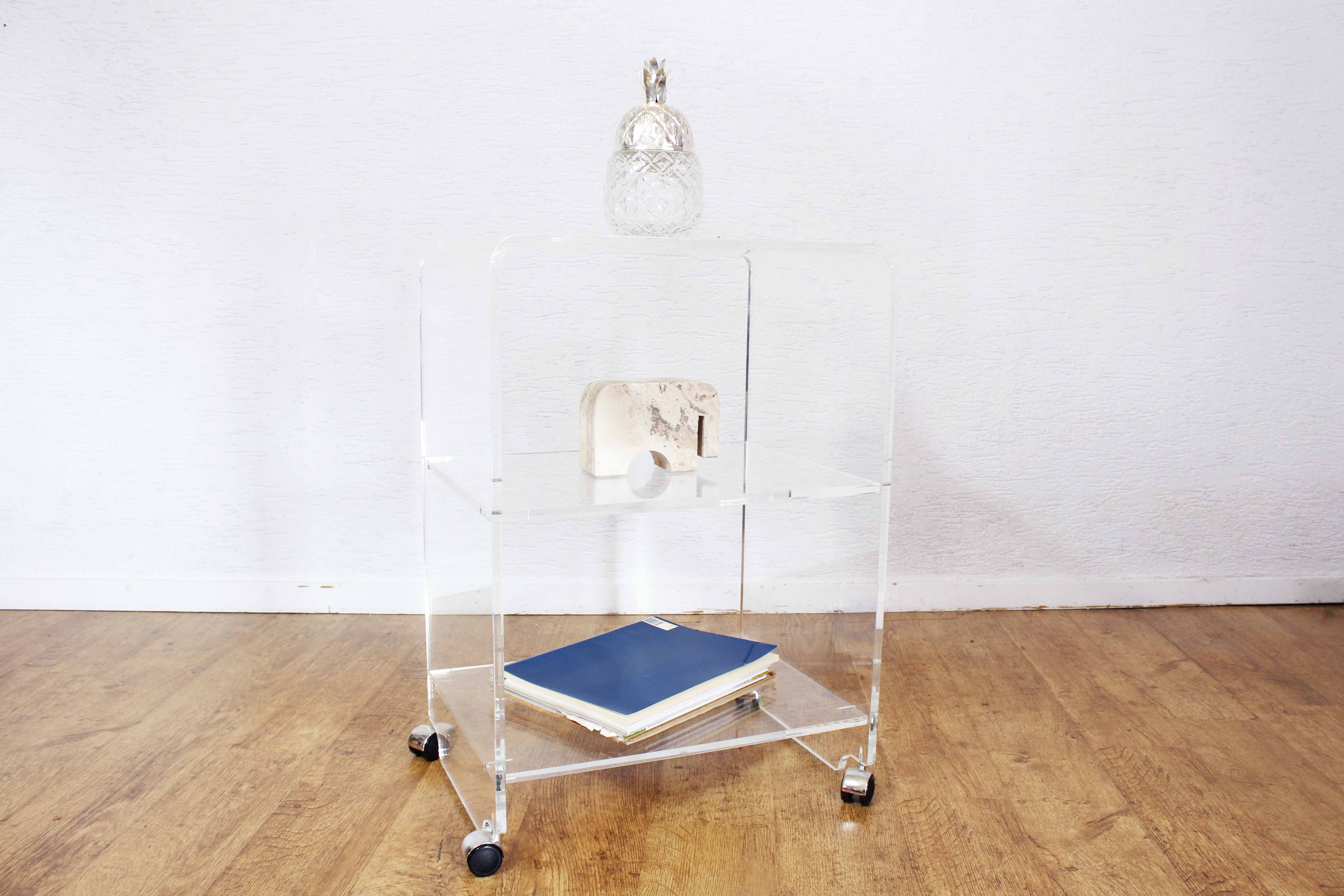 Storage cabinet or plexiglass tray