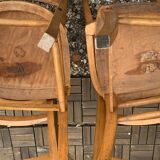 4 vintage Luterma bistro chairs 1940