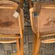 4 chaises bistrot vintage Luterma 1940