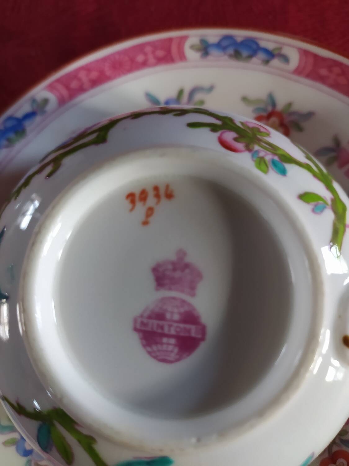 English porcelain cup