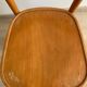 Set of 4 vintage wooden bistro chairs