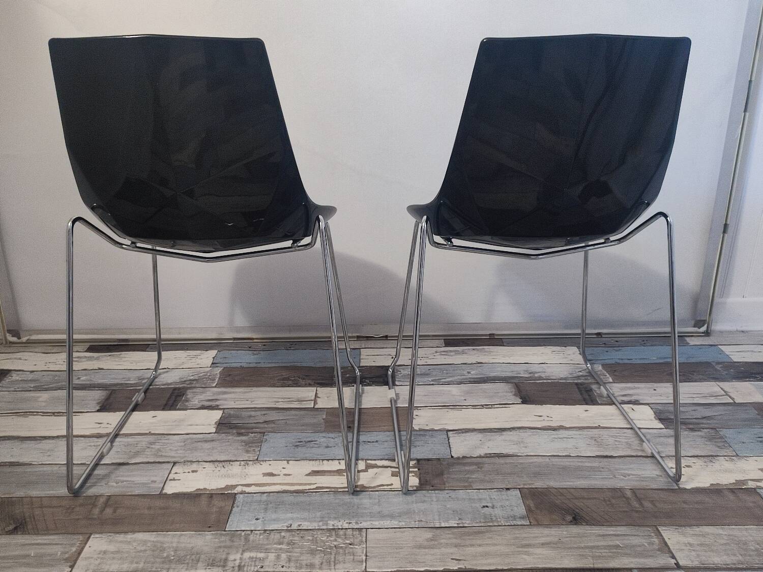 Pair of vintage Dal Segno designer chairs