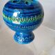 Vase aldo londi bitossi rimini blue ep 1960/70 italy