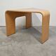 Postmodern side table made of beech plywood by Ekornes Stressless from the 1980s.
