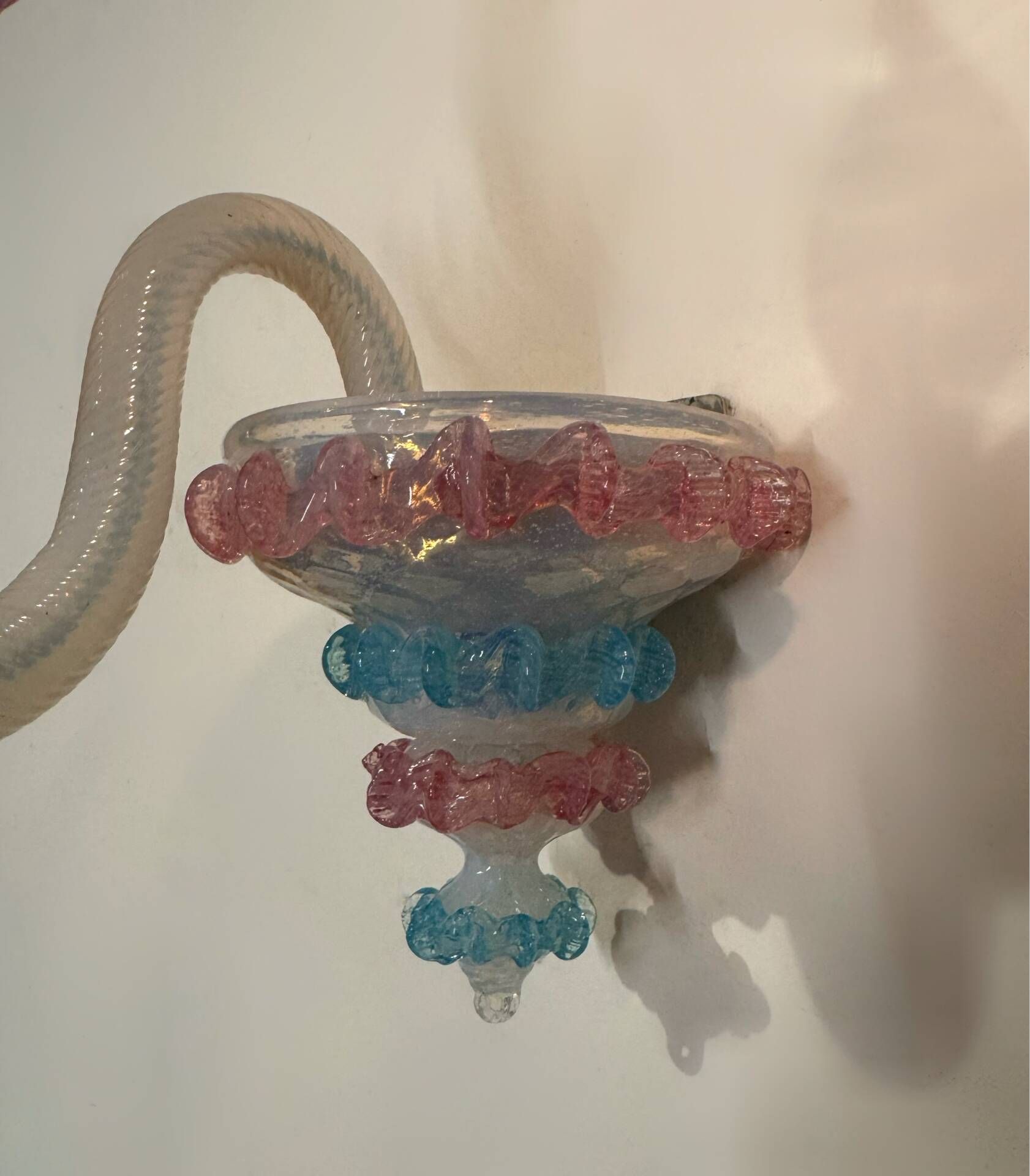 Murano glass wall lights from the 1960s
