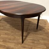 Danish Rio rosewood table with extension