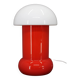 Opaline glass mushroom table lamp, Space Age, Czechoslovakia, 1970s