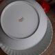 7 hollow plates white porcelain