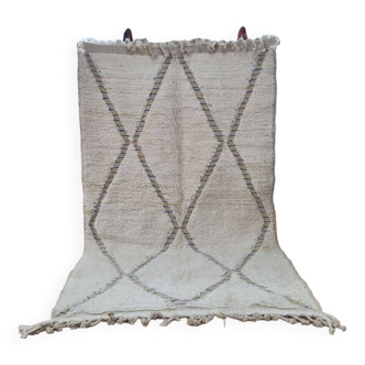 Handmade wool Berber rug 250x150 cm