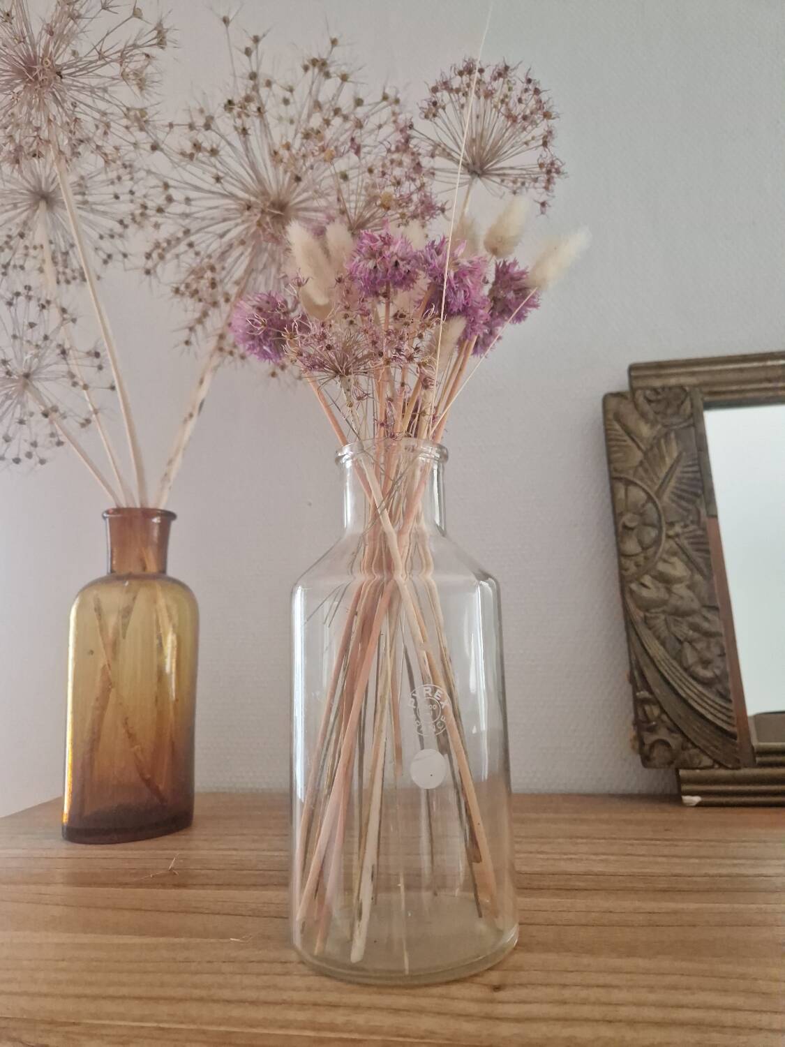 Antique pharmacy glassware laboratory pyrex vintage vase