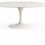 Eero Saarinen (1910-1961) - Knoll : Table ovale 198 cm, Arabescato