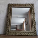 Mirror old gilded frame
