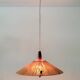 Vintage sisal hanging lamp by Temde Leuchten, 1965