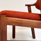 Set reupholstered Danish design chairs by Schou Andersen, 1960s